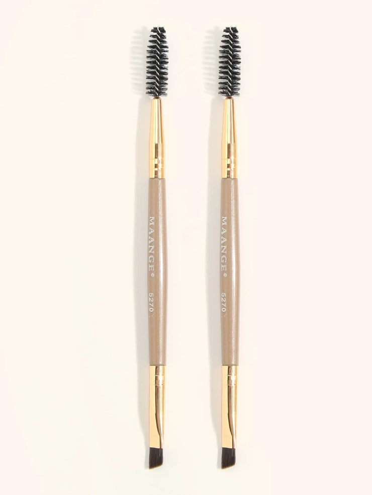 MAANGE 2pcs Double-Head Eyebrow Brush Set