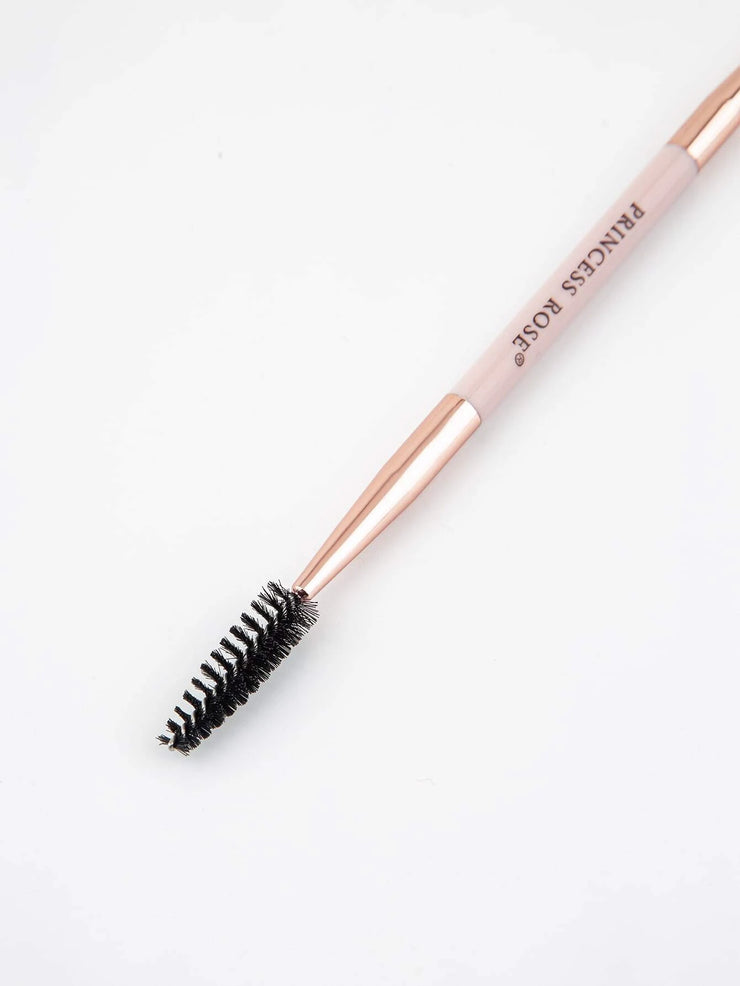 Princess Rose Dual-Ended Pink Eyebrow & Lash Brush