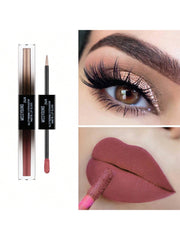 Double-Ended Matte Lip Gloss & Liquid Eyeshadow