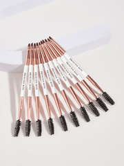 Princess Rose Dual-Ended Pink Eyebrow & Lash Brush