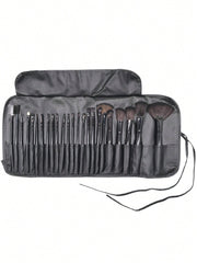 Makeup Brush Set with Bag & Sponge