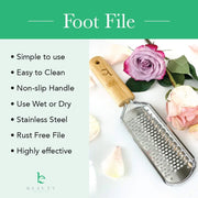 Foot File - Callus Remover Tool for Dead Skin Removal, at Home Pedicure Tools, Foot Rasp Callus Remover Feet and Heels, Smooth Soft Feet Using a Grater & Scraper