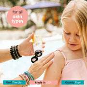 Mineral Sunscreen SPF 25 - USA Made Zinc Oxide Baby & Kids Sunscreen, Reef Friendly Sun Screen with Natural & Organic Ingredients, Lightweight & Fast Absorbing Lotion for All Skin Types